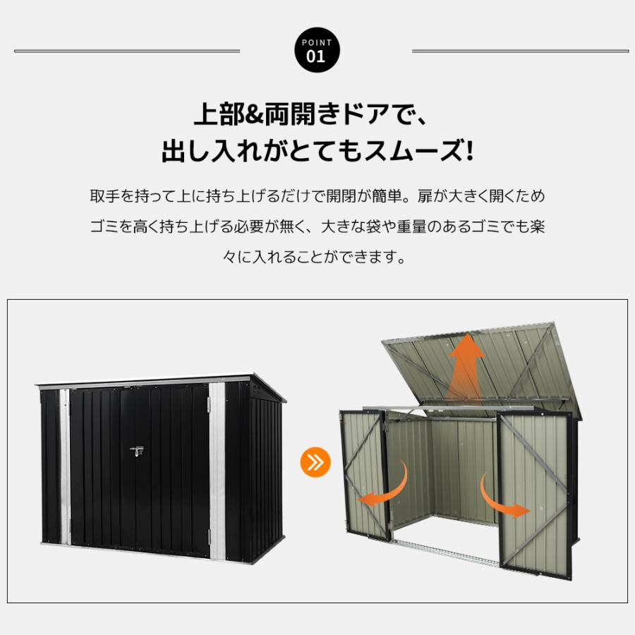 新品ゴミ箱 屋外 ゴミ収納庫 大容量 大型 屋外ごみ箱 屋外用ゴ1343-180 ゴミ箱 屋外 大容量 大型 屋外ごみ箱 屋外用ゴミ箱 屋外ストッカー