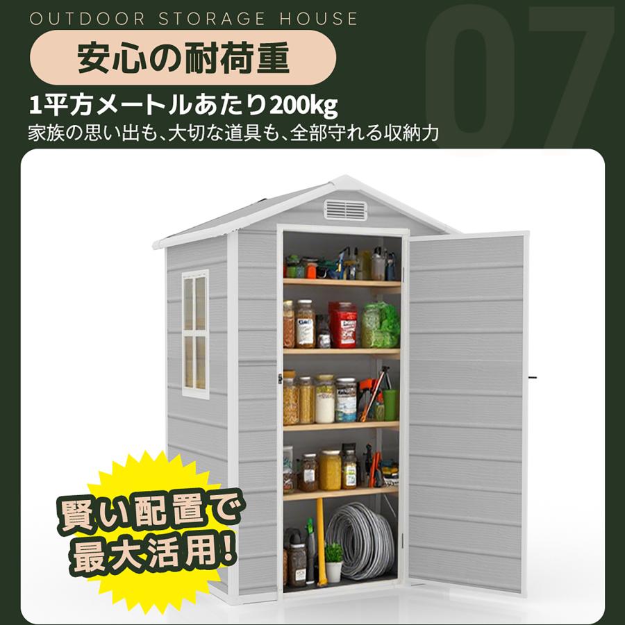 物置 屋外 大型 倉庫 大型物置 戸外収納庫 床板付き 窓付き 防水/耐侯
