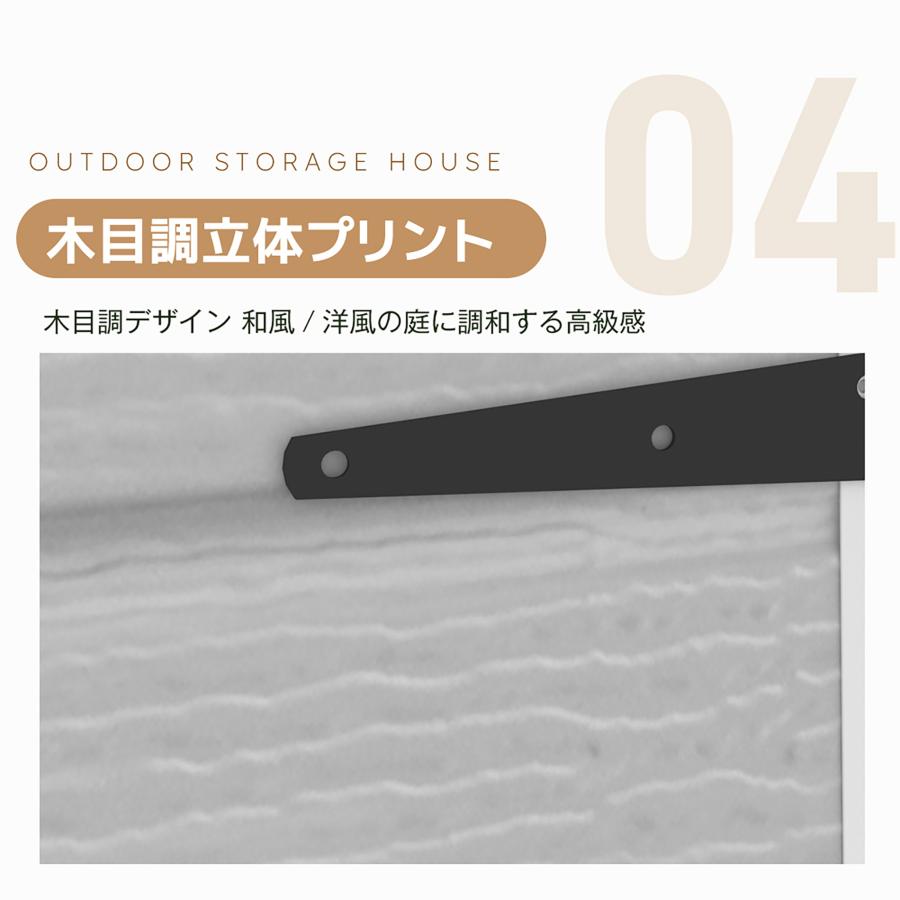 物置 屋外 大型 倉庫 大型物置 戸外収納庫 床板付き 窓付き 防水/耐侯 