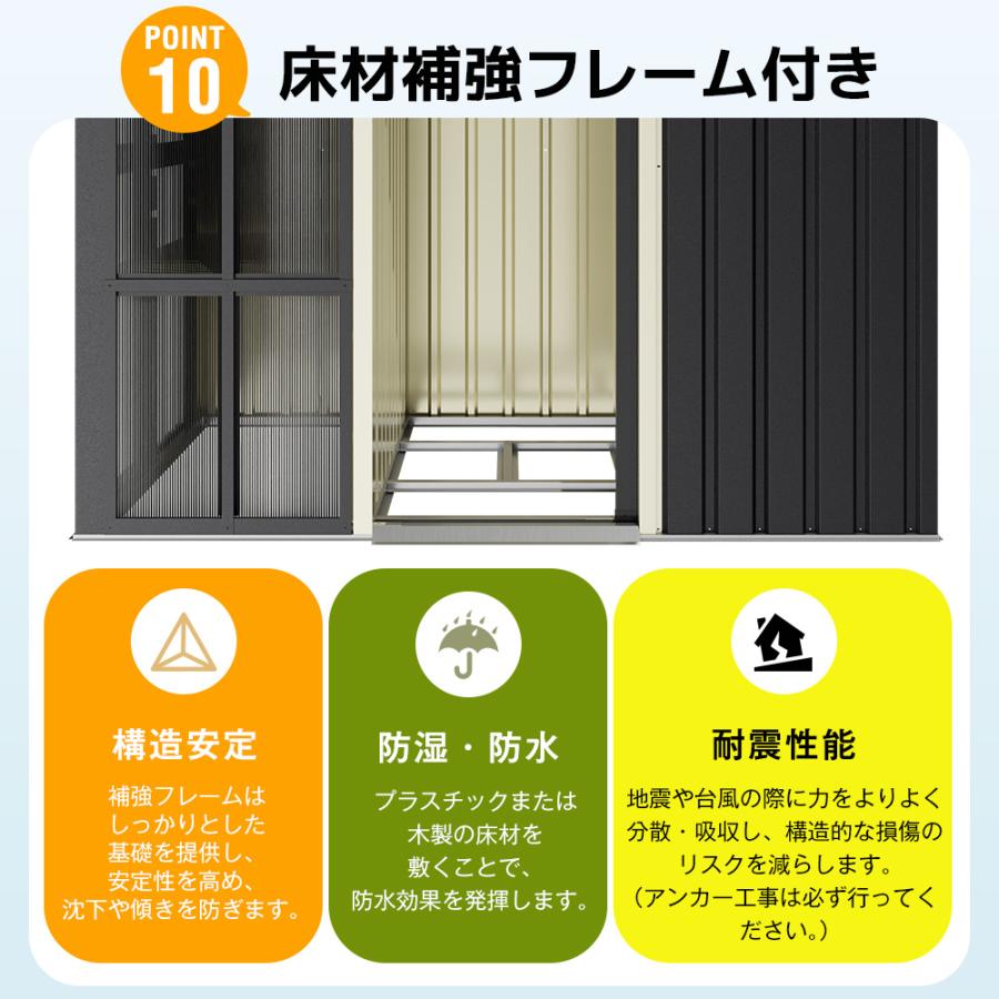 2025新作 物置 一屋両役 温室 屋外 倉庫 戸外収納庫 可動棚付き 物置き