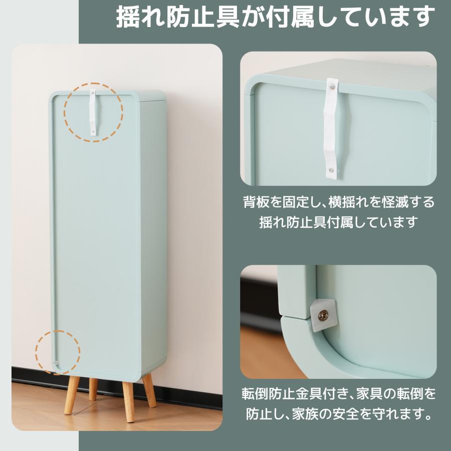 コレクションケース ガラスディスプレイキャビネット 4段 高さ調節可能