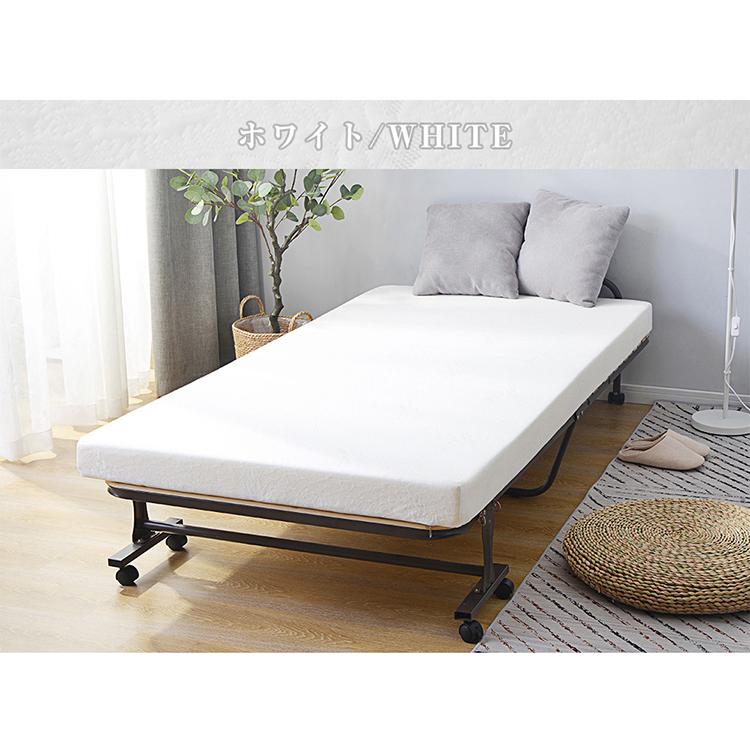 折りたたみ マットレス ブラック シングル 195×97×10cm 楽天市場