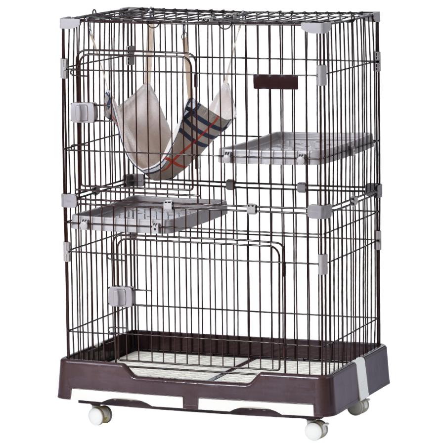 猫ケージ キャットケージ ペットケージ キャスター付 猫ゲージ 大型