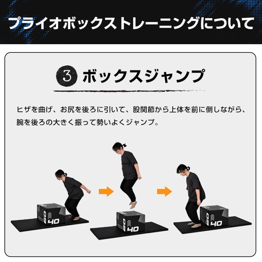 プライオボックス ソフト 40×50×60cm プライオメトリクス 昇降台 跳び箱 ボックス ジャンプ台 ステップ台 3in1 体幹 トレーニング｜iofficejp｜12