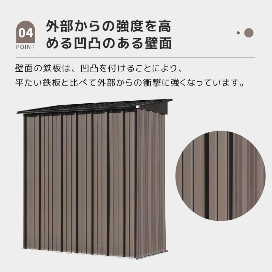 物置 屋外 大型 倉庫 大型物置 戸外収納庫 幅162*奥行き92*高181 防水