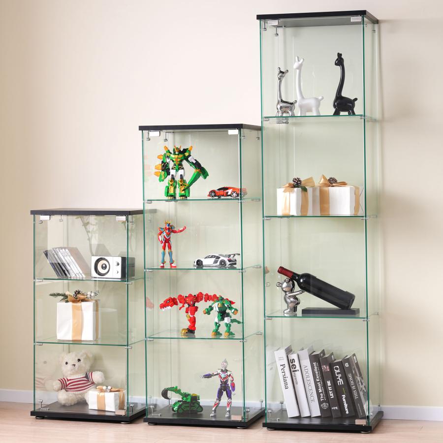 コレクションケース 強化ガラス ガラスディスプレイキャビネット