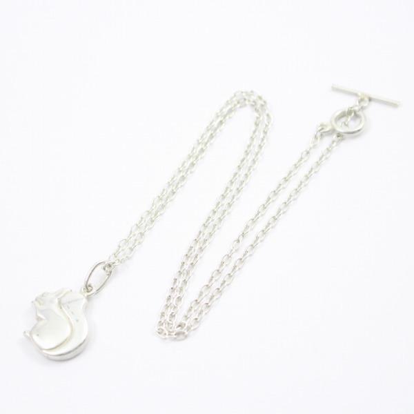 美品】ジョージジェンセン シルバーネックレス リス シルバー925-