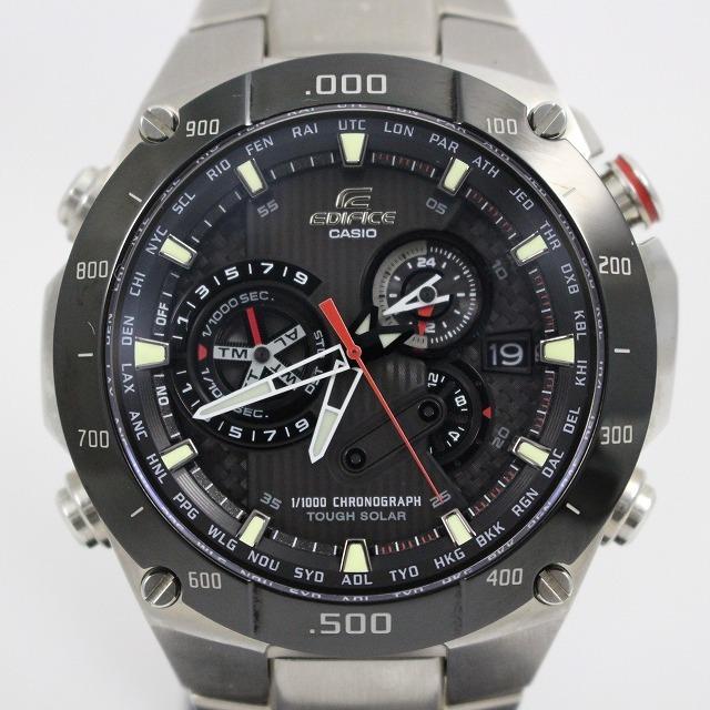 カシオ エディフィス タフソーラー クロノグラフ メンズ 黒文字盤 海外モデル Eqs 1100db 1av いおき質店 32k00 いおき質店 ヤフーショッピング店 通販 Yahoo ショッピング