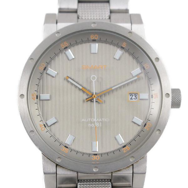 当日出荷 Gsx Smart No 81 自動巻き メンズ シルバー文字盤 裏スケ 純正ssベルト Gsx221sgr いおき質店 交換無料 Www Ypsilonjewelry Com