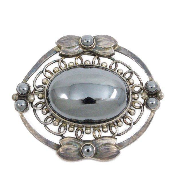 希少品】GEORG JENSEN ジョージジェンセン 91 フラワーモチーフ 