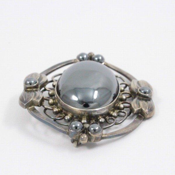 希少品】GEORG JENSEN ジョージジェンセン 91 フラワーモチーフ 