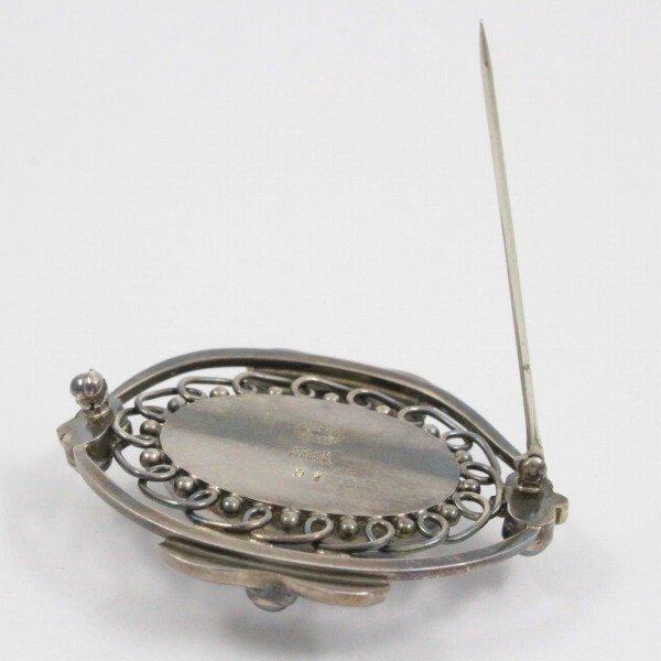 希少品】GEORG JENSEN ジョージジェンセン 91 フラワーモチーフ 