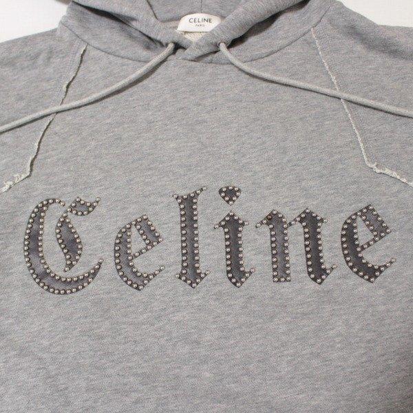 CELINE 【美品】CELINE セリーヌ スタッズ付き フーディ CELINE 【美品】CELINE セリーヌ スタッズ付き フーディ