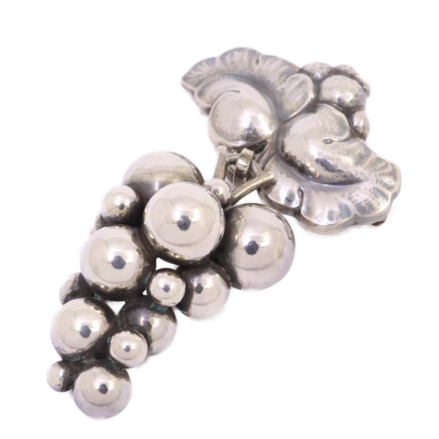 ジョージジェンセン ムーンライトグレープ ブローチ 925S シルバー 葡萄