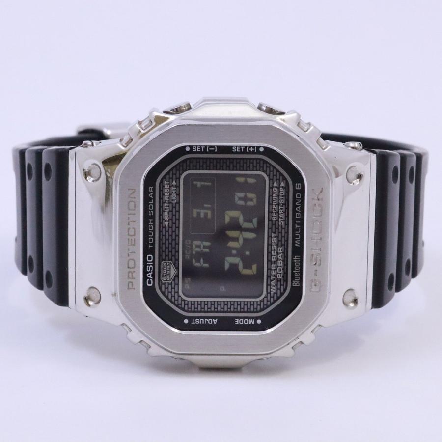 カシオ G-SHOCK フルメタルケース Bluetooth搭載 ソーラー電波 メンズ 腕時計 純正樹脂バンド GMW-B5000-1JF【いおき質店】｜ioki-shop783｜02