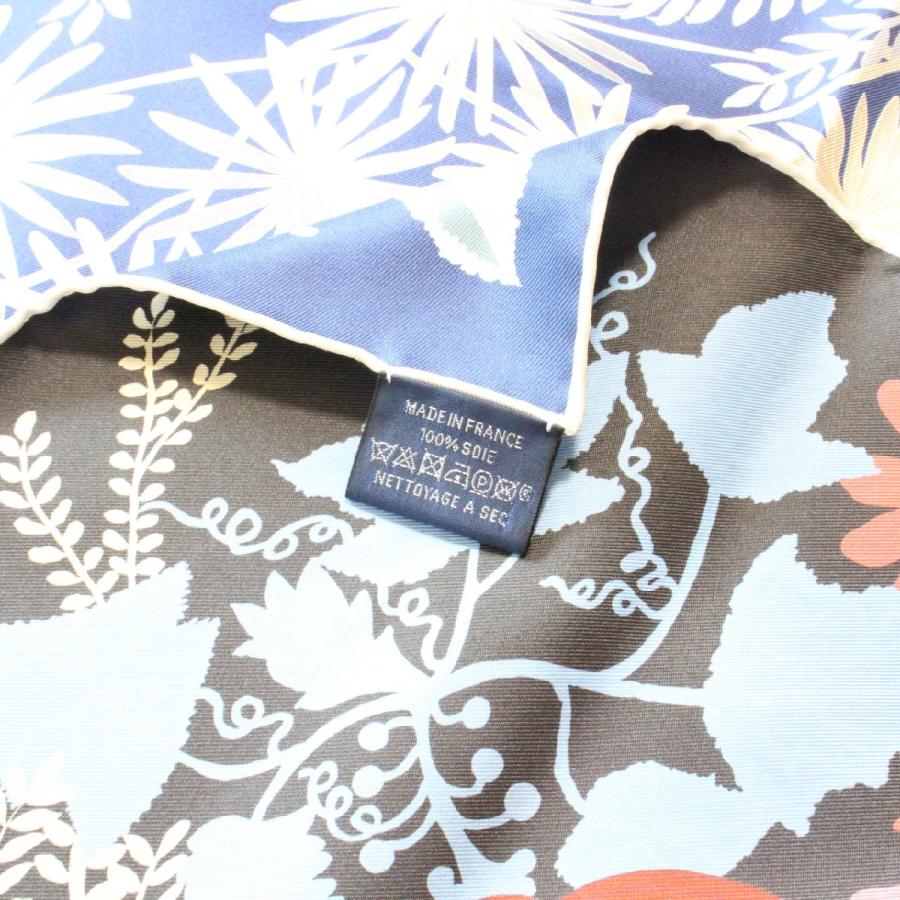 美品】HERMES エルメス カレ 90 スカーフ ダブルフェイス Le Jardin 