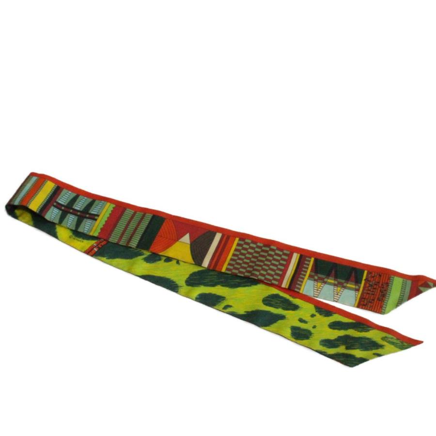 HERMES エルメス ツイリー 野生とカモフラージュ シルク100%