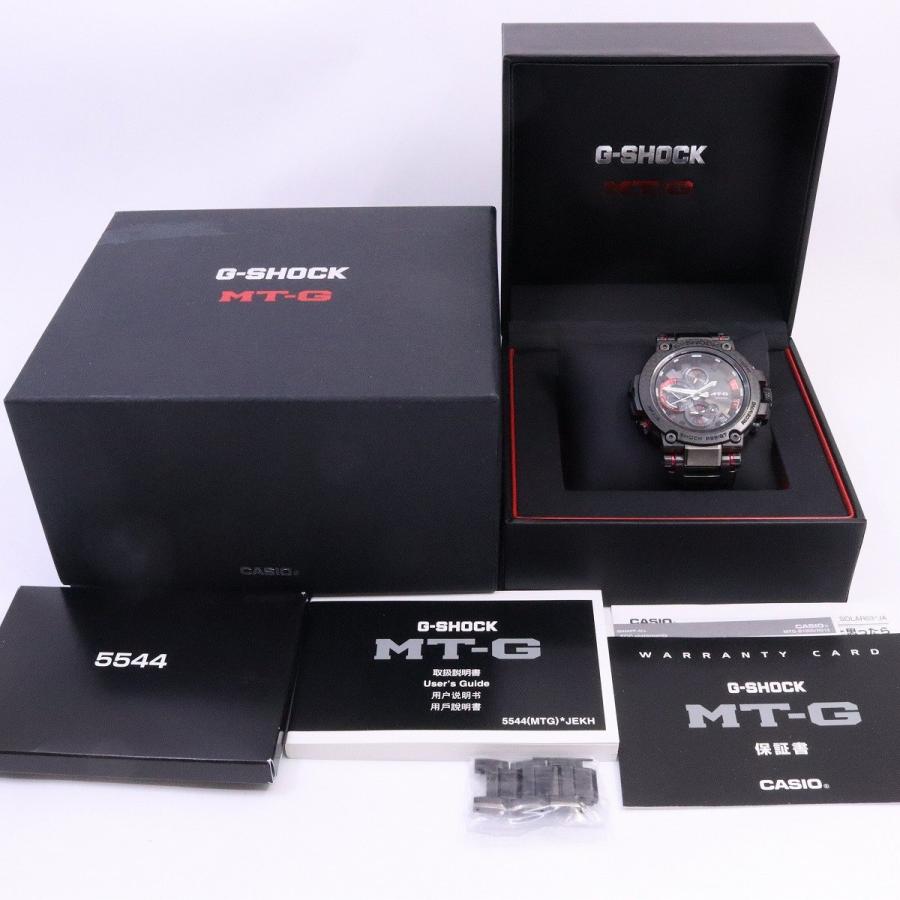 カシオ G-SHOCK MT-G Bluetooth搭載 ソーラー電波 メンズ 腕時計 カーボンベゼル コンポジットバンド MTG-B1000XBD-1AJF【いおき質店】｜ioki-shop783｜10