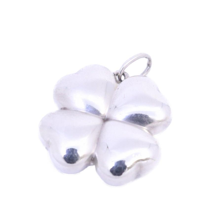 希少】GEORG JENSEN ブローチ 387 クローバー ハート 925 - ブローチ 