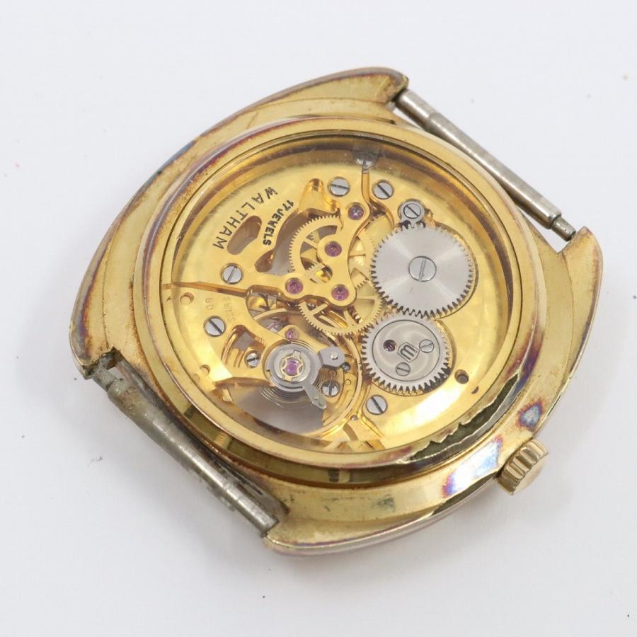 訳あり品】WALTHAM ウォルサム MONACO モナコ スケルトン 手巻き 