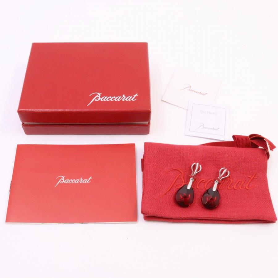 Baccarat バカラ プシデリック イヤリング シルバー925/クリスタル  