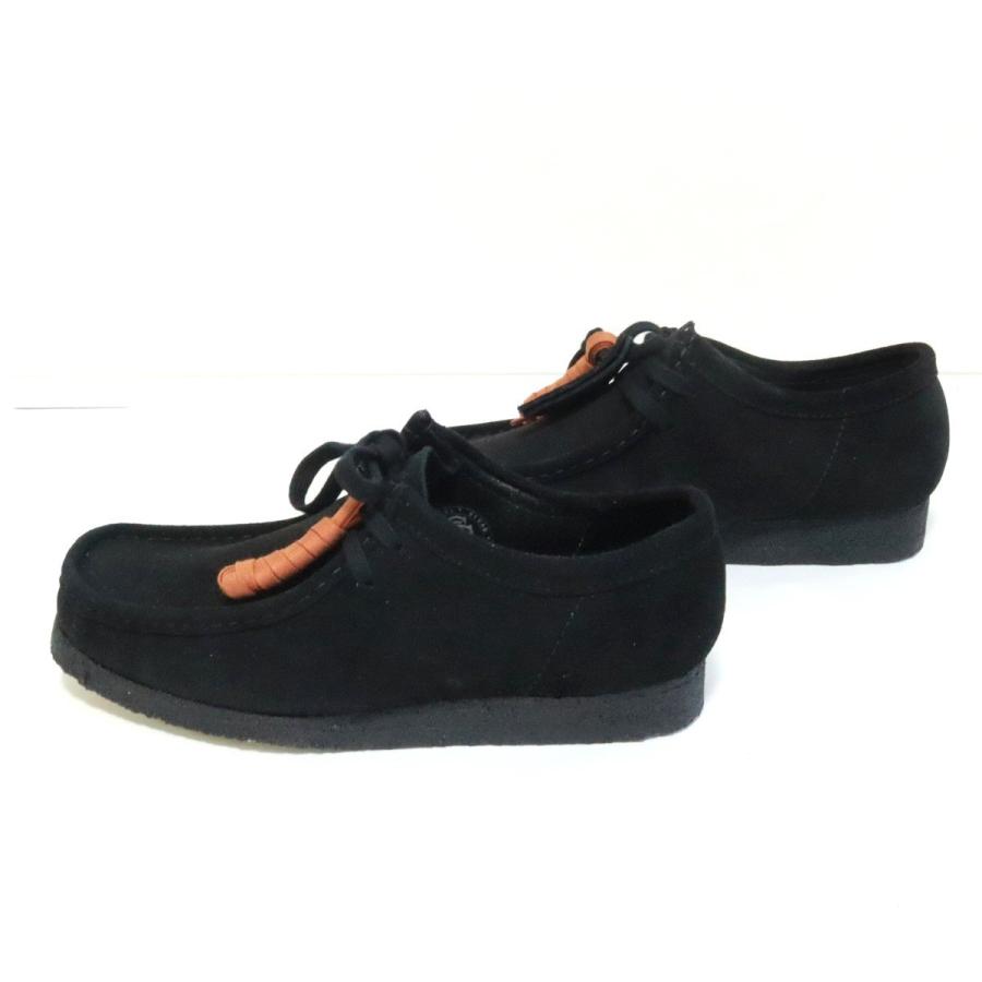 【未使用品】Clarks クラークス Wallabee ワラビー メンズシューズ ブラックスエード UK8/約26cm 26155519【いおき質店】｜ioki-shop783｜03