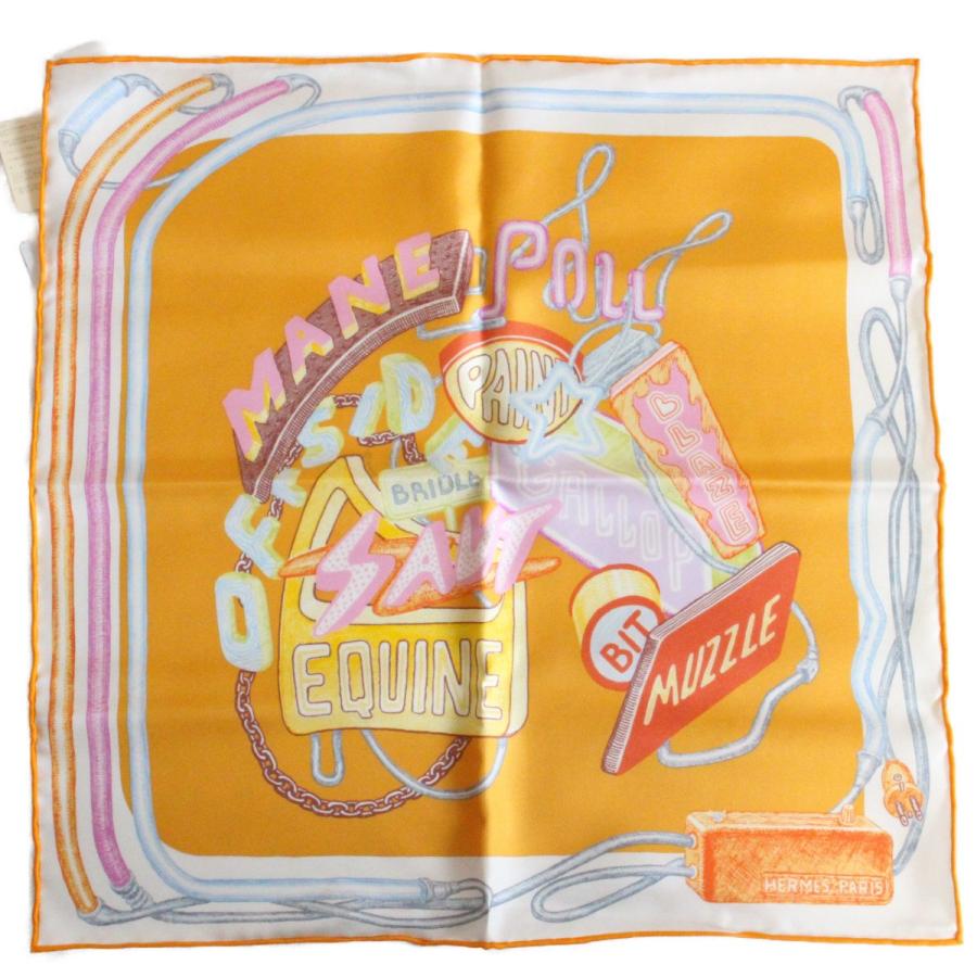 HERMES 【美品】HERMES エルメス カレ 45 カヴロッシュ スカーフ HERMES 【美品】HERMES エルメス カレ 45 カヴロッシュ スカーフ