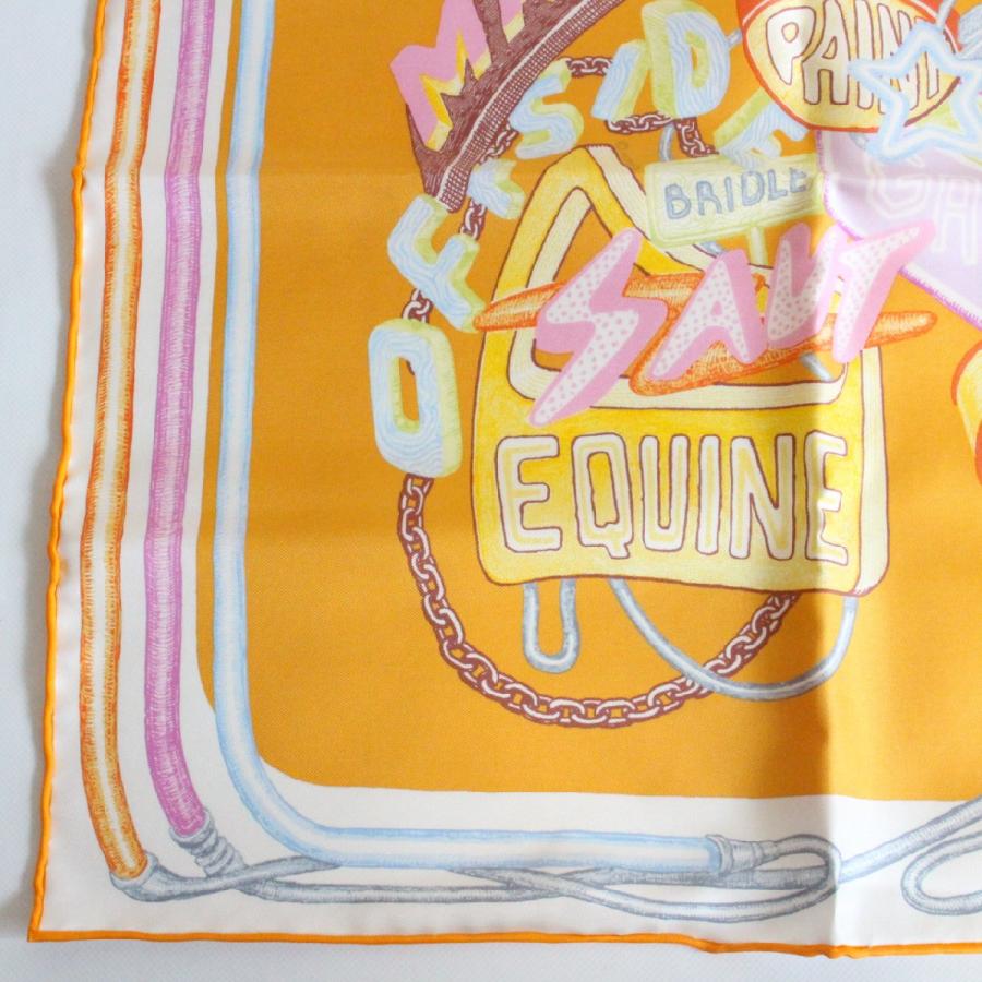 HERMES 【美品】HERMES エルメス カレ 45 カヴロッシュ スカーフ HERMES 【美品】HERMES エルメス カレ 45 カヴロッシュ スカーフ