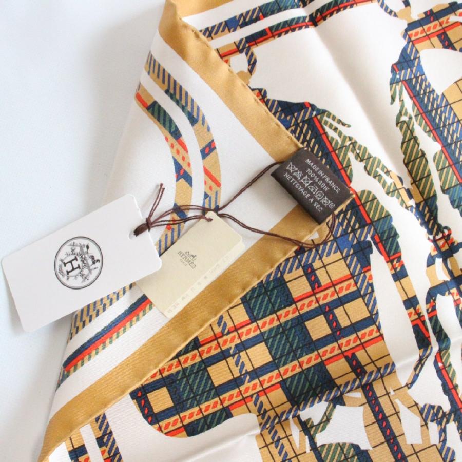 HERMES 【未使用品】HERMES エルメス カレ 45 カヴロッシュ スカーフ 