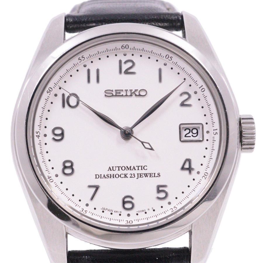 SEIKO セイコー メカニカル 自動巻き メンズ 腕時計 白文字盤 SEIKO セイコー メカニカル 自動巻き メンズ 腕時計 白文字盤