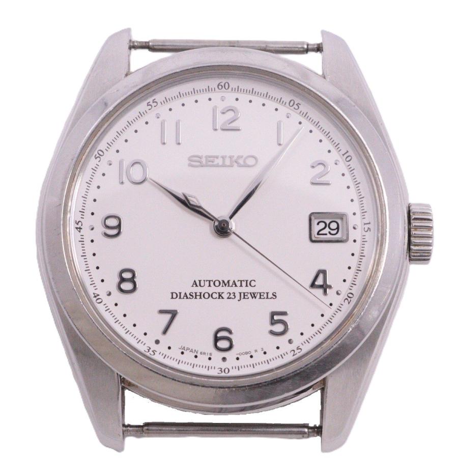 希少 セイコー メカニカル アイボリー 6R15-00C0 裏スケ 自動巻き セイコー メカニカル SARB035 アイボリー文字盤 6R15-00C0 自動