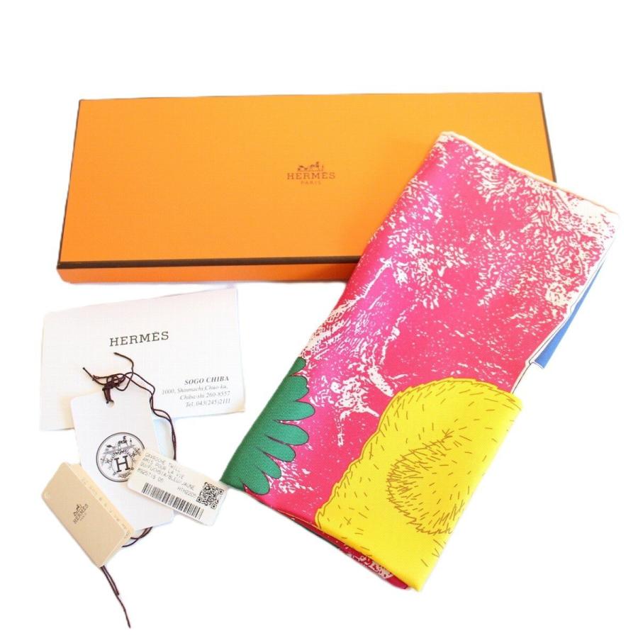 【美品】HERMES カレ45 ガヴロッシュ HERMES（エルメス） カレ 45 スカーフ ガヴロッシュ 生涯の友 シルク