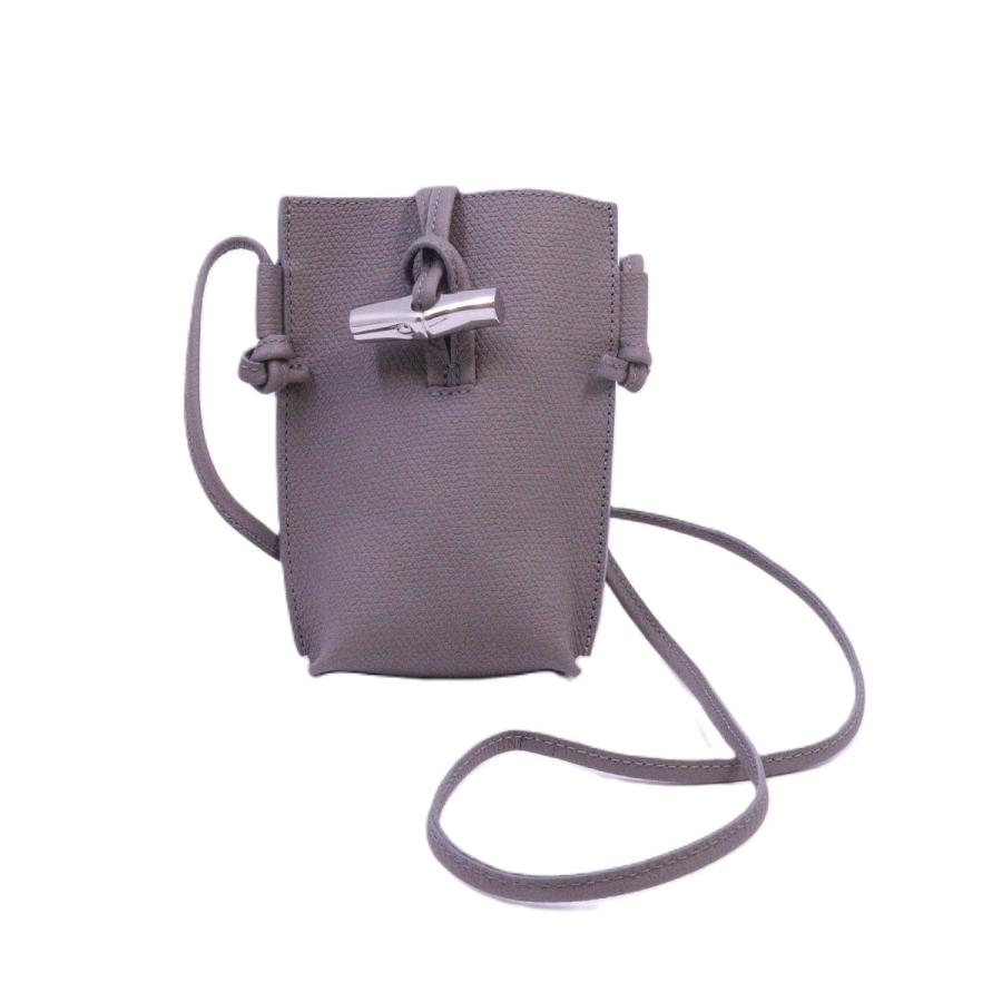 LONGCHAMP 【美品】LONGCHAMP ロンシャン ル ロゾ スマートフォン  