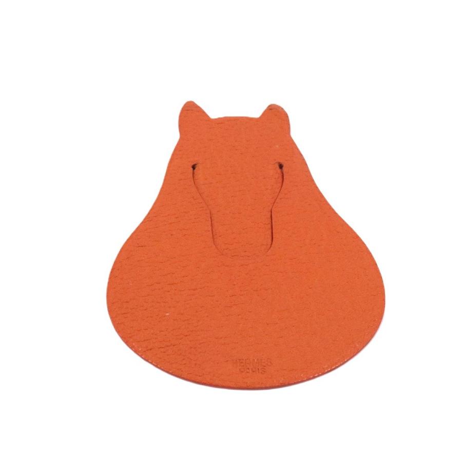HERMES★ピカブックPIKA BOOK ★しおり/馬/オレンジ HERMES エルメス ピカブック ブックマーク 栞 馬 オレンジ系【い