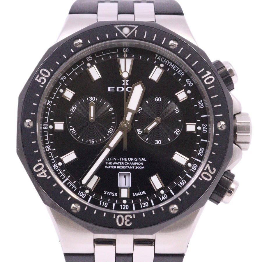 デルフィン EDOX エドックス クロノグラフ クォーツ メンズ 腕時計 
