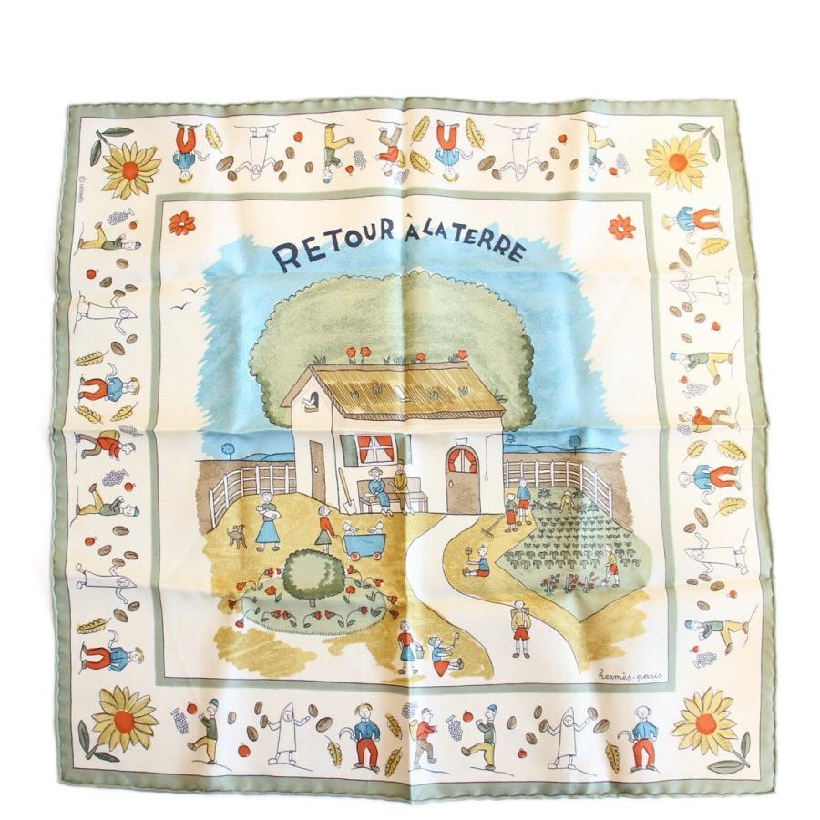 HERMES（エルメス） カレ 45 スカーフ ガヴロッシュ 故郷に帰る