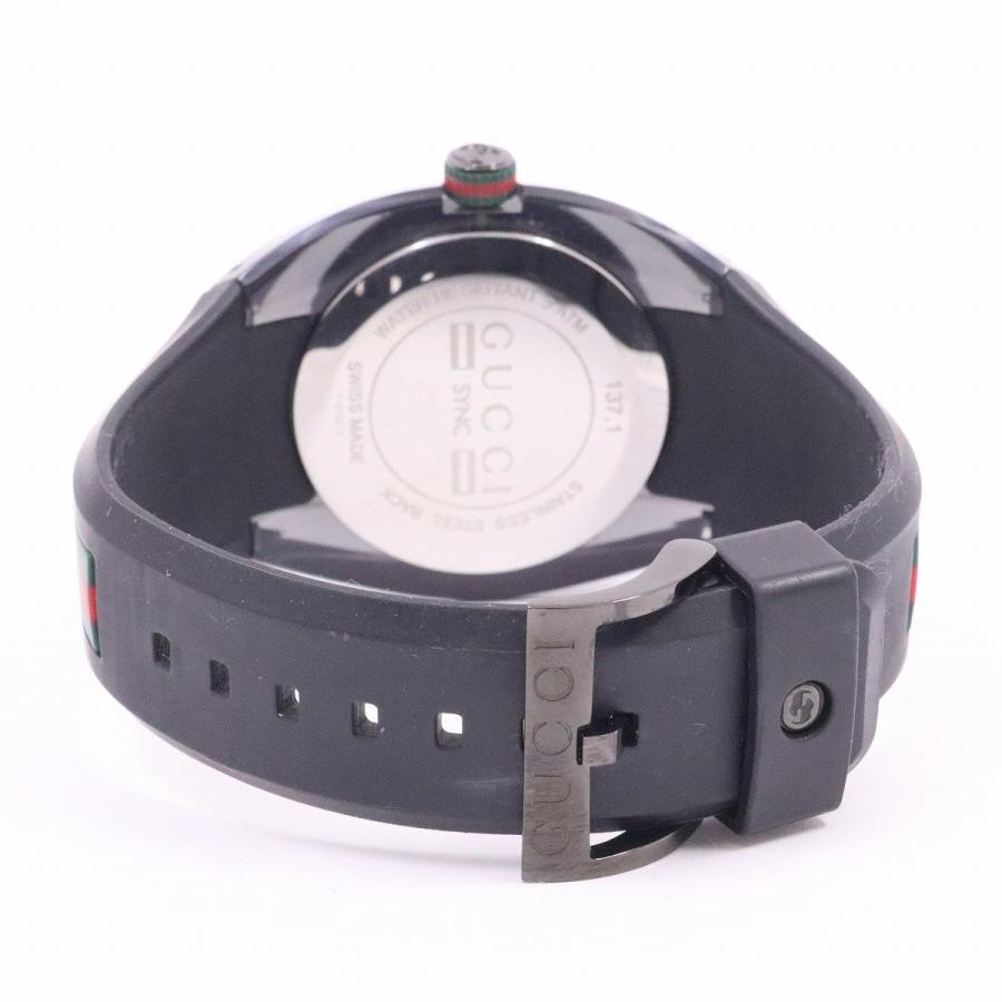 GUCCI グッチ SYNC シンクコレクション クォーツ メンズ 腕時計 GUCCI グッチ SYNC シンクコレクション クォーツ メンズ 腕時計
