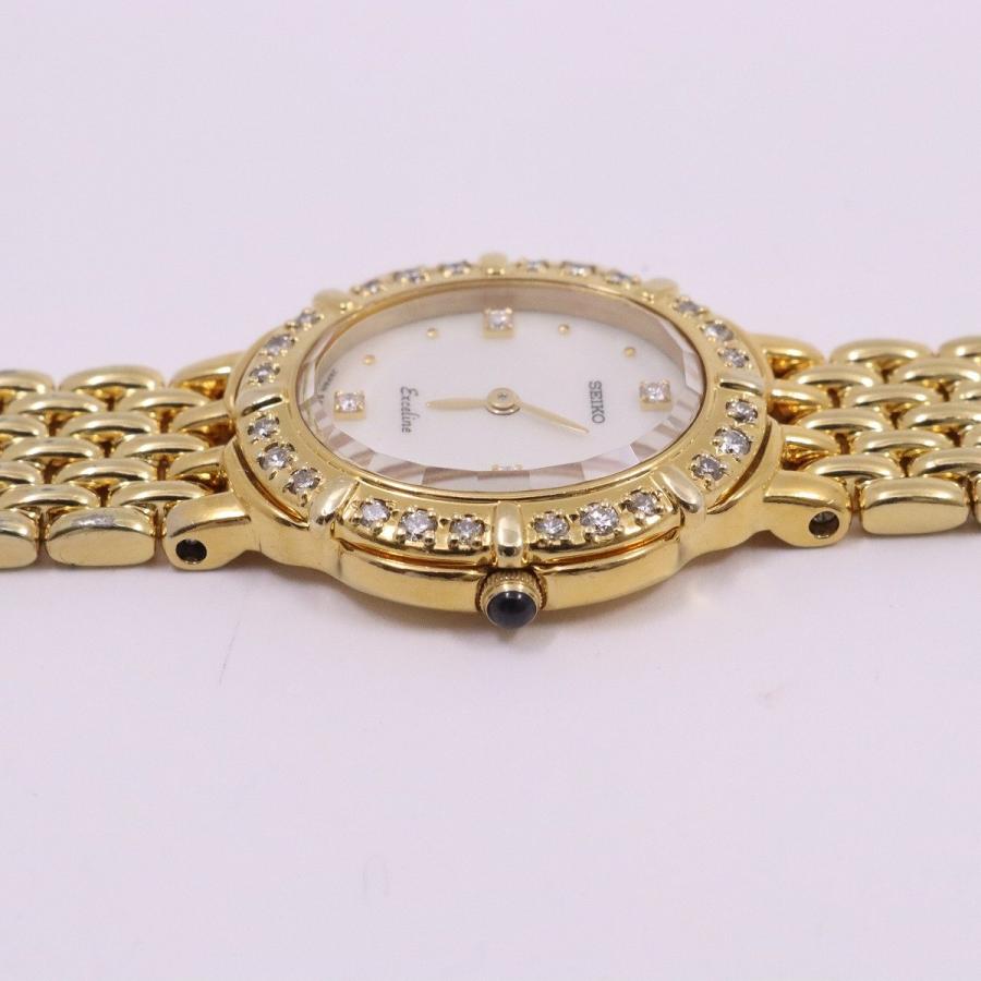 100%新品，定番】 SEIKO セイコー エクセリーヌ ダイヤベゼル クォーツ
