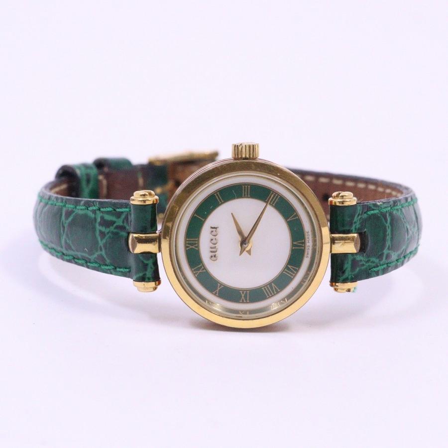 GUCCI グッチ シェリーライン ラウンド レディース腕時計 GUCCI グッチ ラウンド型 シェリーラインケース クォーツ