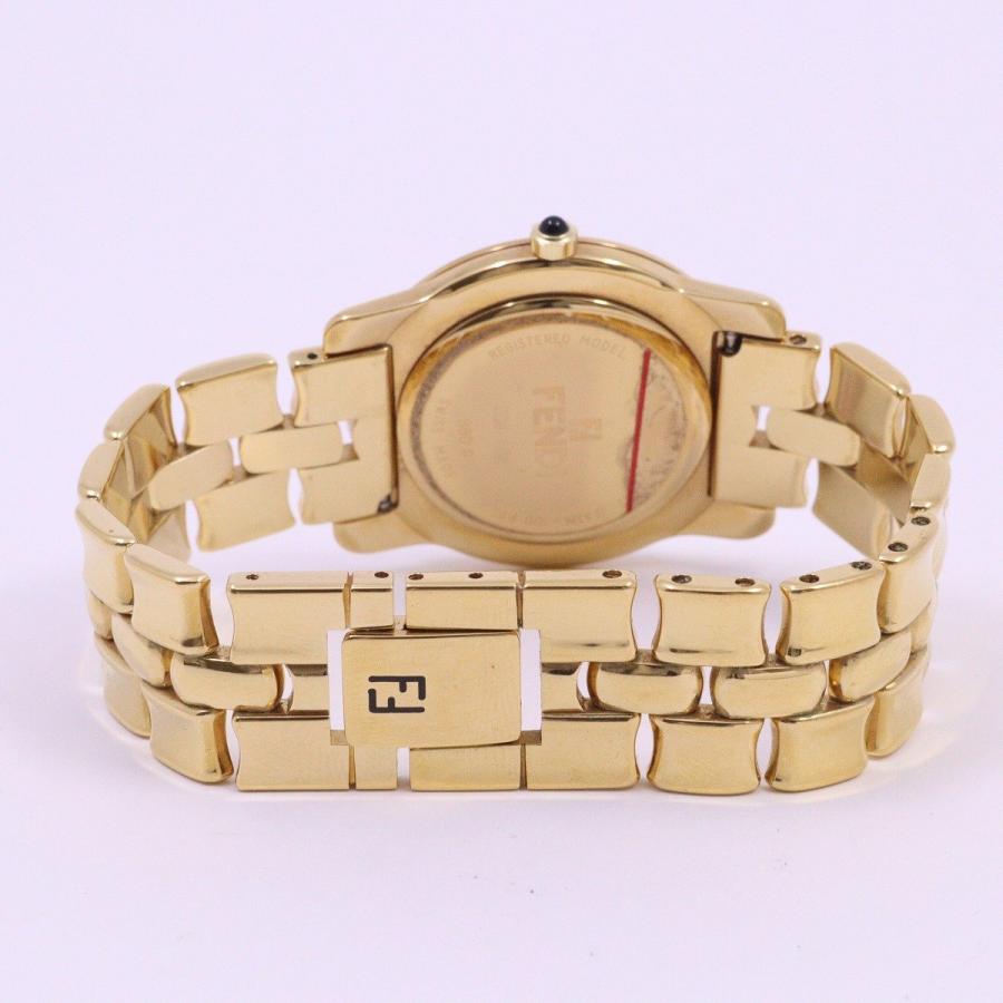 FENDI フェンディ 860G クォーツ メンズ 腕時計 ゴールドGP 1P FENDI フェンディ 860G クォーツ メンズ 腕時計 ゴールドGP 1P