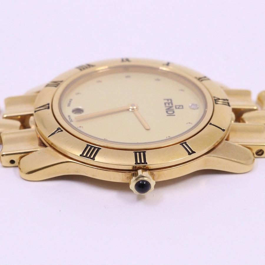 FENDI フェンディ 860G クォーツ メンズ 腕時計 ゴールドGP 1P FENDI フェンディ 860G クォーツ メンズ 腕時計 ゴールドGP 1P