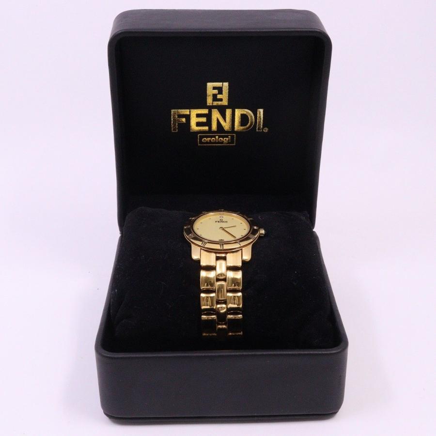 FENDI フェンディ 860G クォーツ メンズ 腕時計 ゴールドGP 1P FENDI フェンディ 860G クォーツ メンズ 腕時計 ゴールドGP 1P