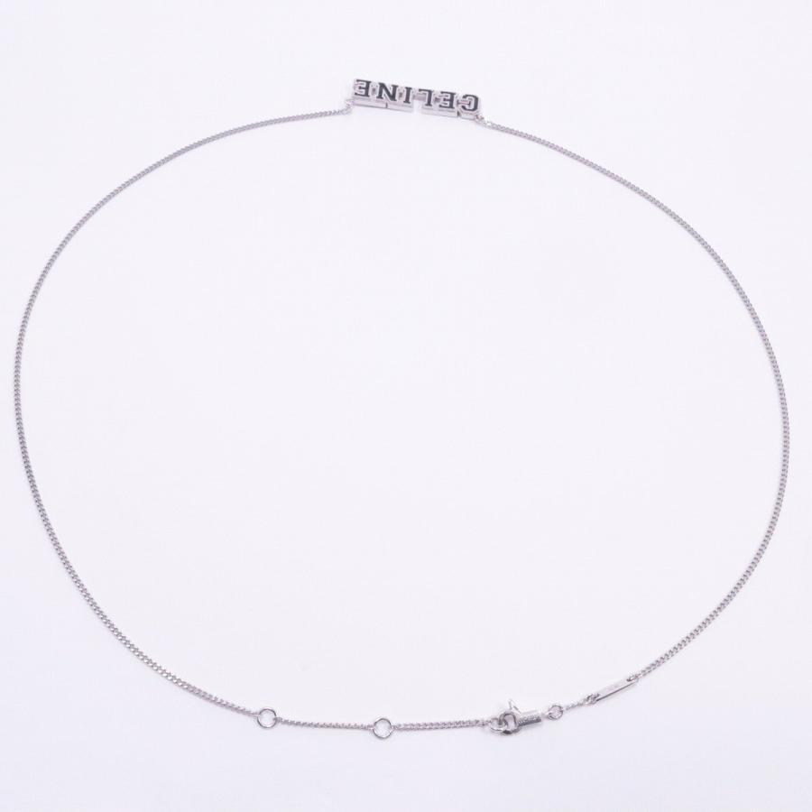 CELINE（セリーヌ） ユニヴェルシテ ロゴ ネックレス シルバー925【い