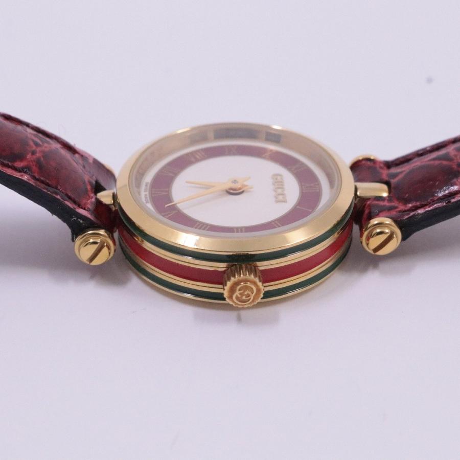 GUCCI グッチ シェリーライン ラウンド レディース腕時計 GUCCI グッチ ラウンド型 シェリーラインケース クォーツ