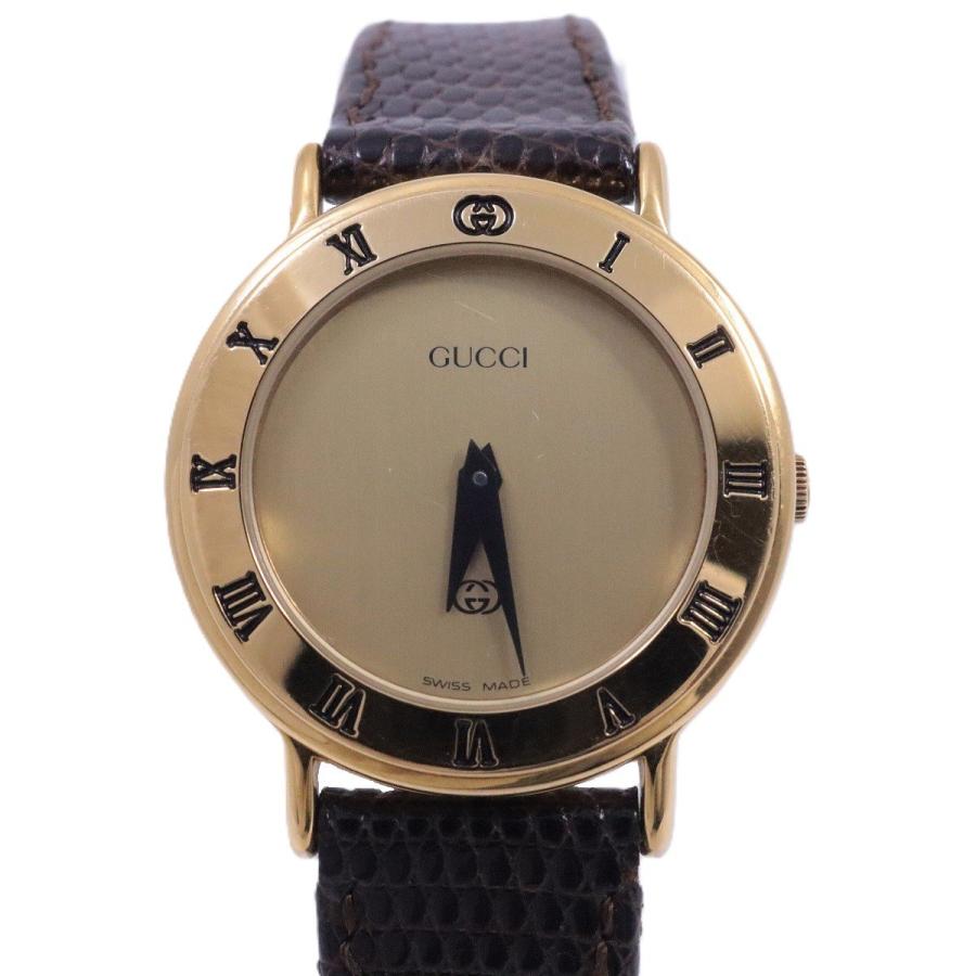 GUCCI グッチ 3000L クォーツ レディース 腕時計 ゴールドGP GUCCI グッチ 3000L クォーツ レディース 腕時計 ゴールドGP