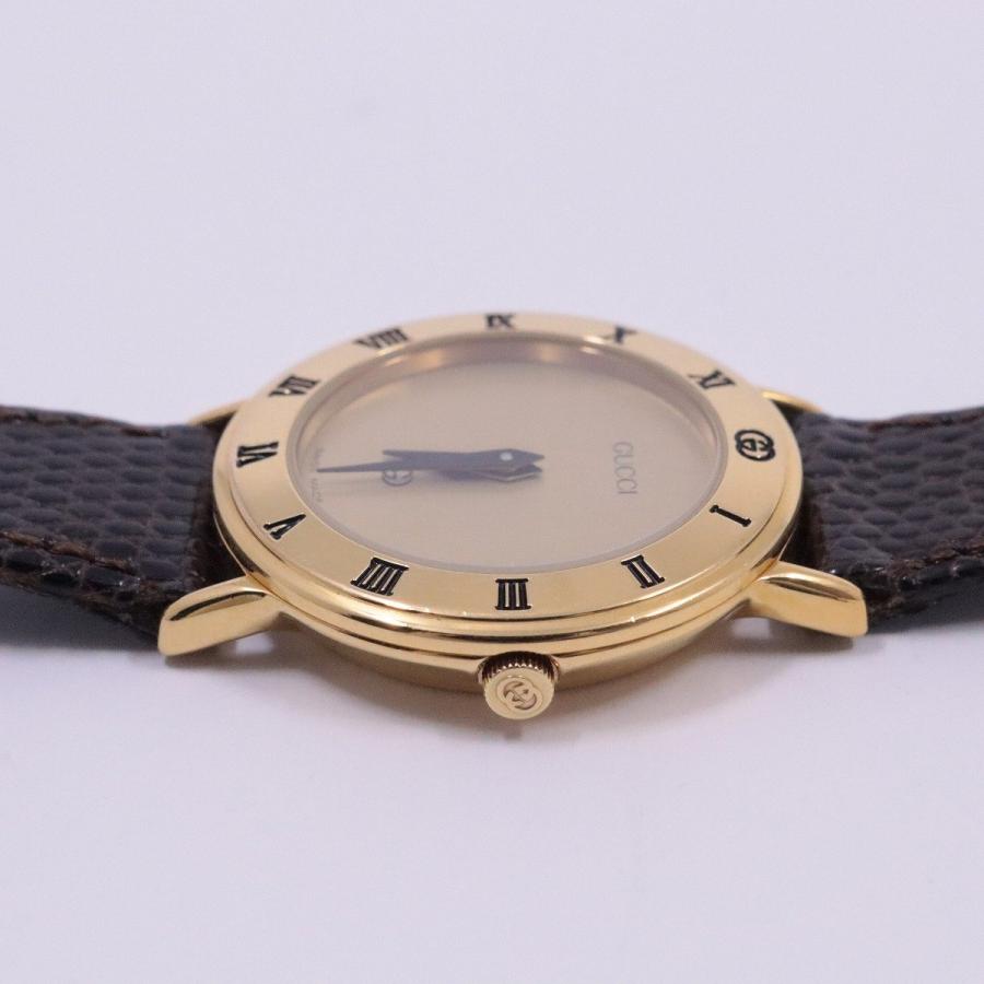 GUCCI グッチ 3000L クォーツ レディース 腕時計 ゴールドGP GUCCI グッチ 3000L クォーツ レディース 腕時計 ゴールドGP