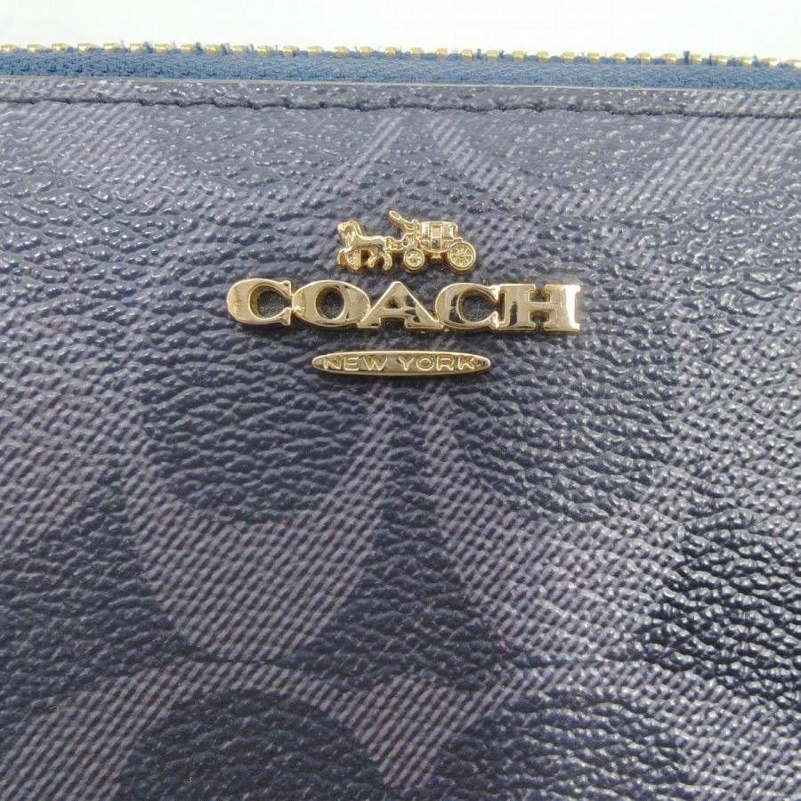 COACH（コーチ） シグネチャー ラウンドファスナ― レディース 長財布