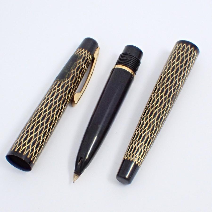 SHEAFFER（シェーファー） レディ 万年筆 14Kペン先 ブラック×ゴールド