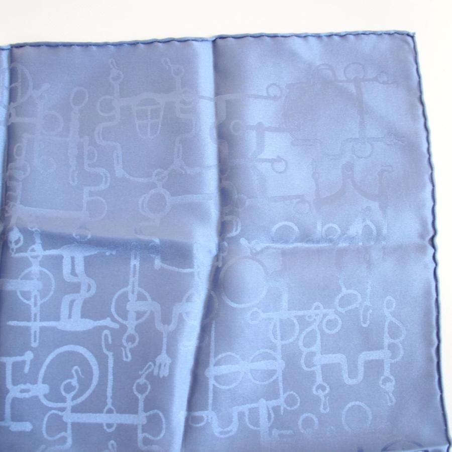 HERMES（エルメス） カレ 45 ガヴロッシュ スカーフ 馬具柄 シルク100 