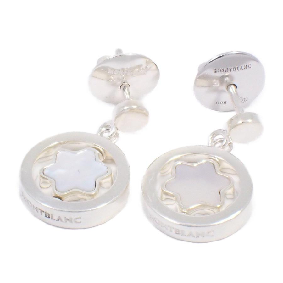 MONTBLANCモンブラン ホワイトスター　シェル　S925ピアス　42122 MONTBLANC（筆記具、時計） MONTBLANC モンブラン ホワイト